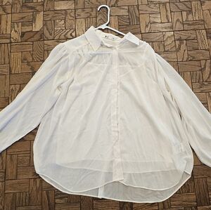 Uniqlo C Cream Colored Blouse Set